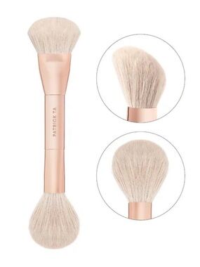 Patrick Ta ~ DUAL ENDED BLUSH BRUSH (For Face 3) ~ Award Winner ⭐NIB